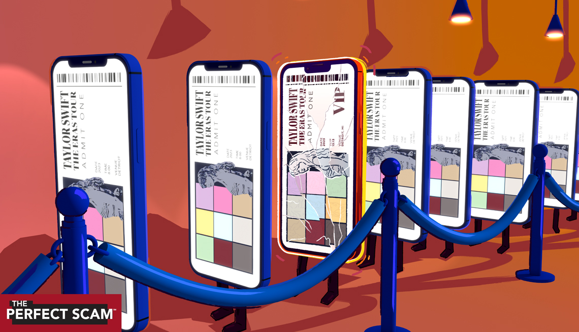 Criminals sell fake concert tickets to fans.