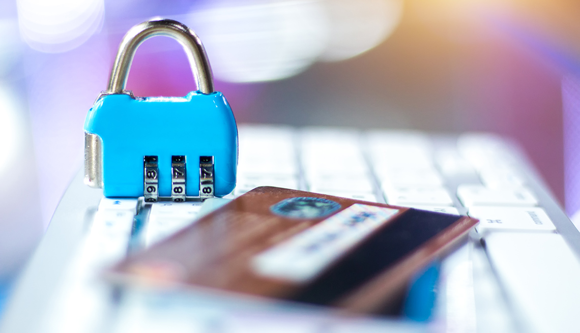 Credit card Security concept