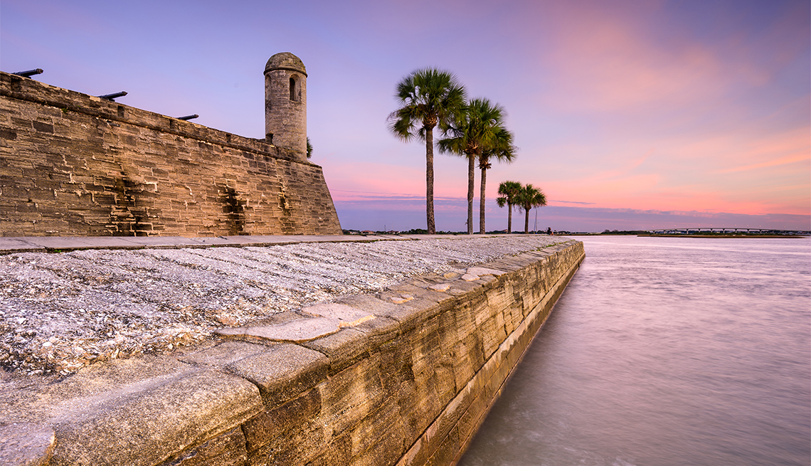 St. Augustine, Florida at the Castillo de San Marcos National Monument