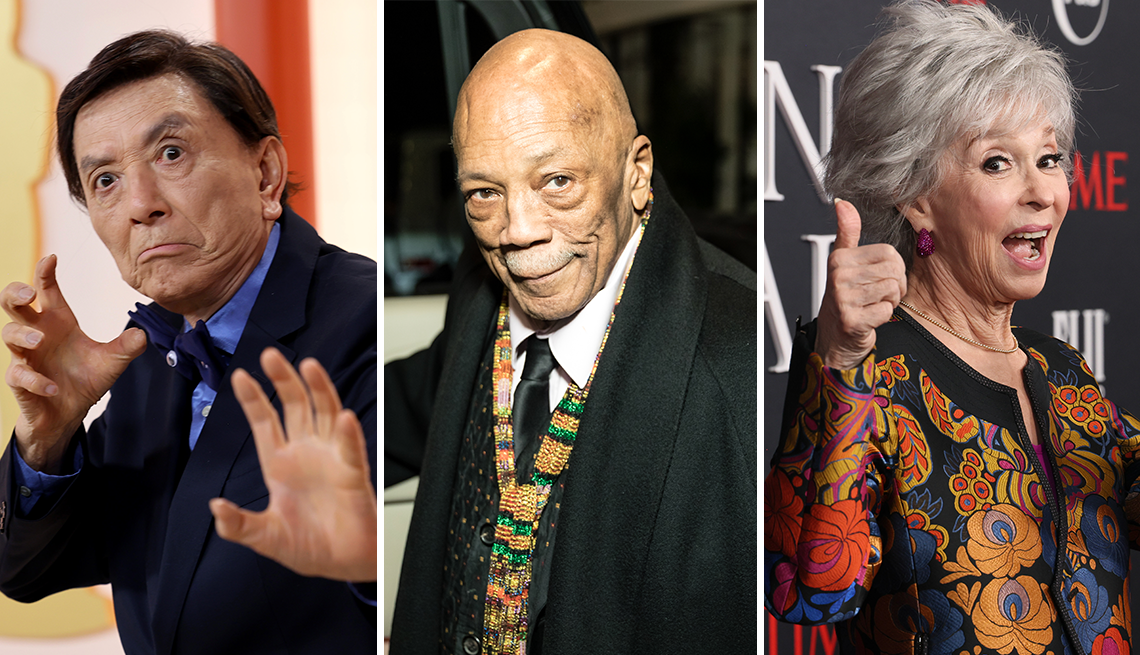 James Hong, Quincy Jones, Rita Moreno.